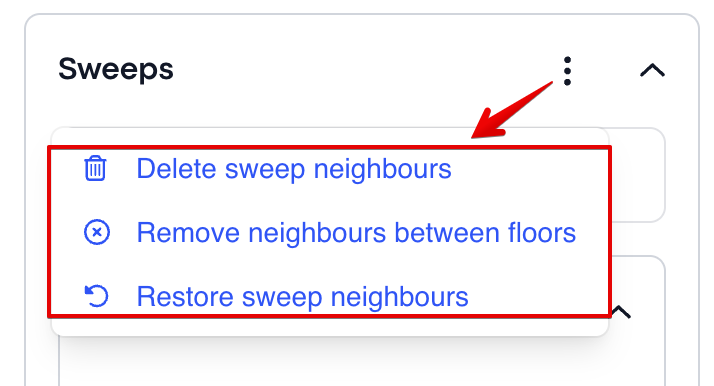 Custom-named sweeps in the list