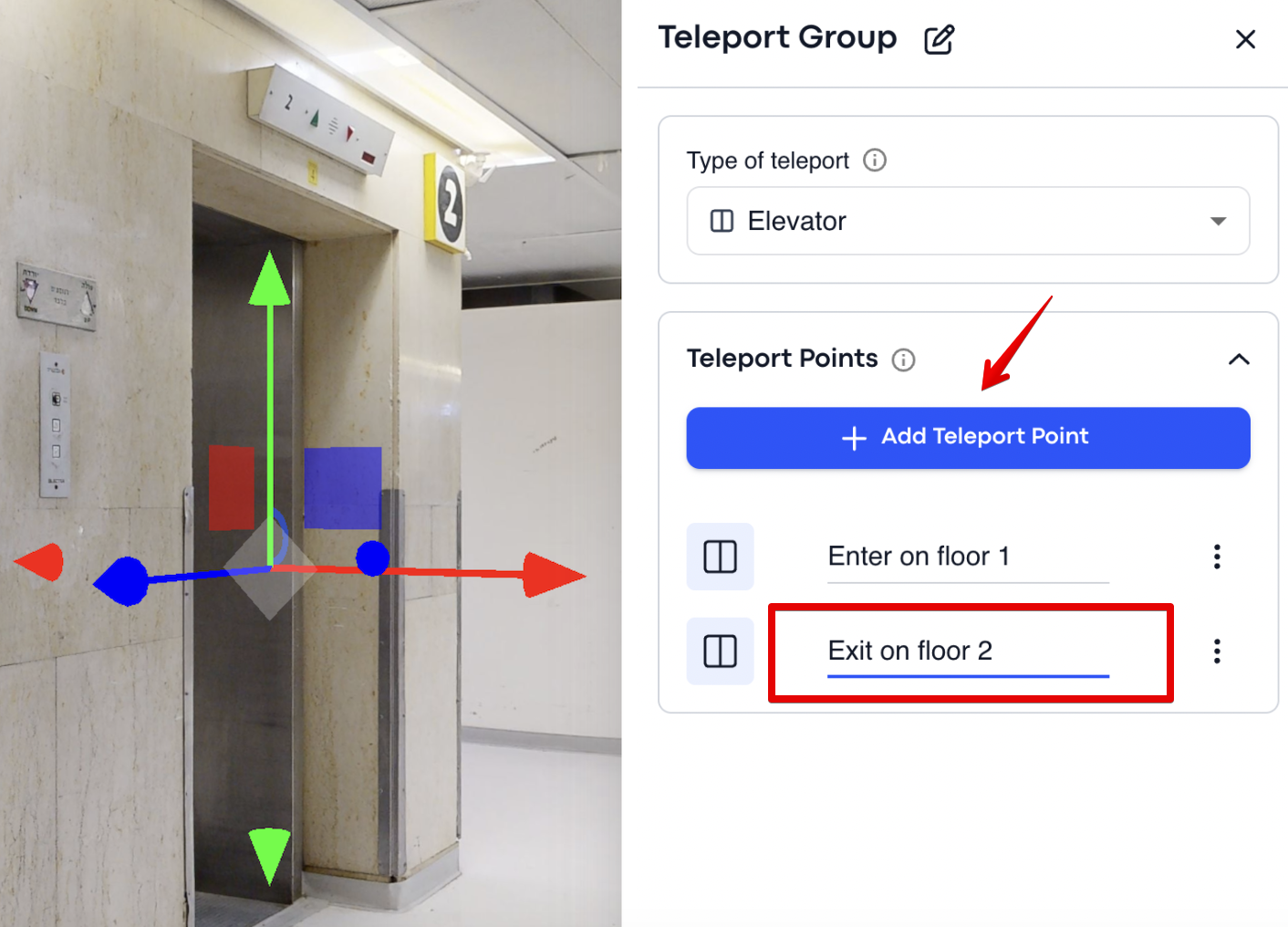 Naming the teleport
