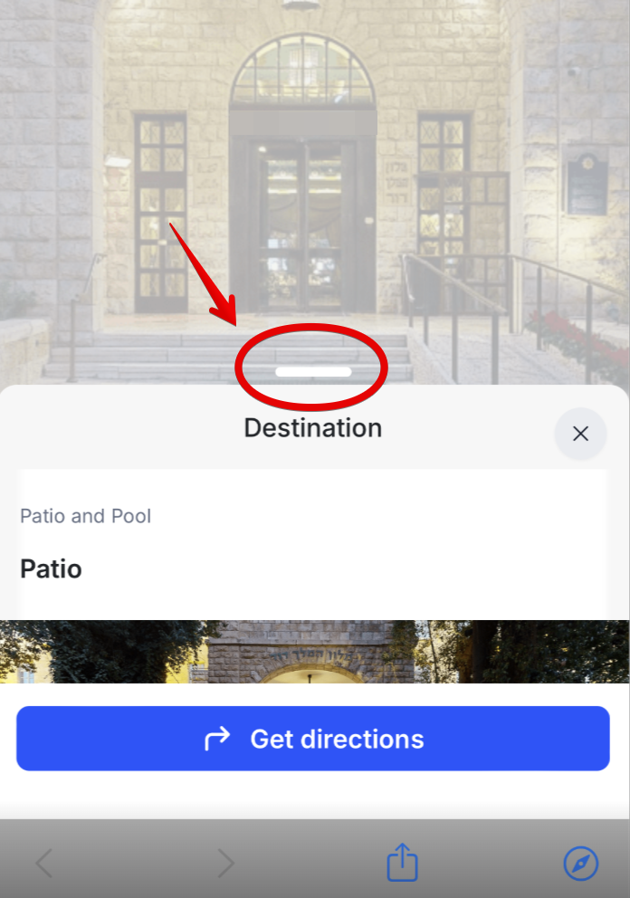 Mobile drawer with slider