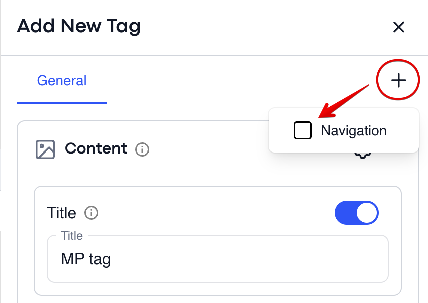 Enabling navigation on a Mattertag